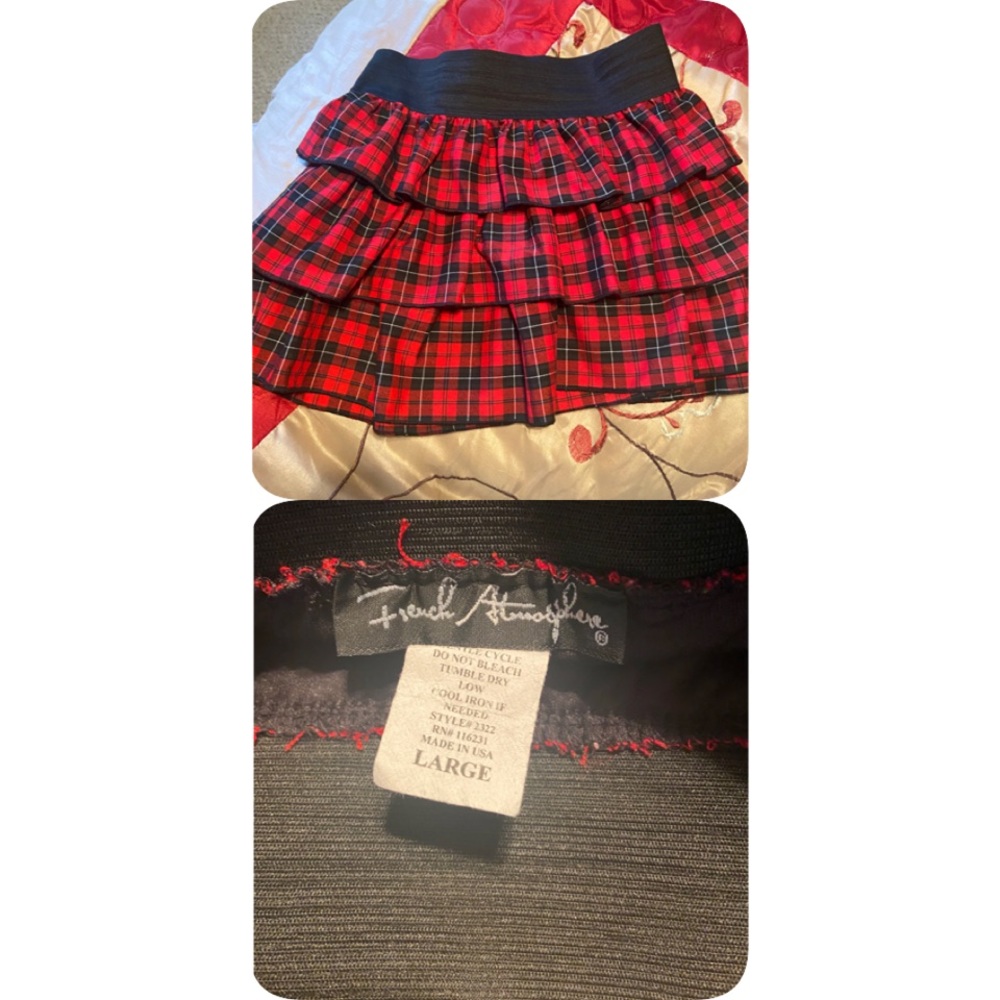 Red and Black skirt